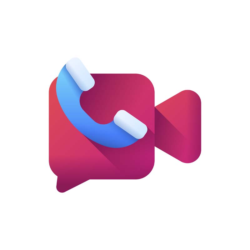 دانلود طرح آیکون تماس تصویری