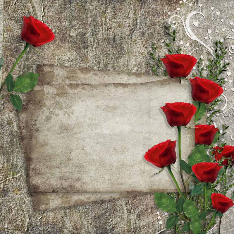 تصویر پس زمینه با گل سرخ رز