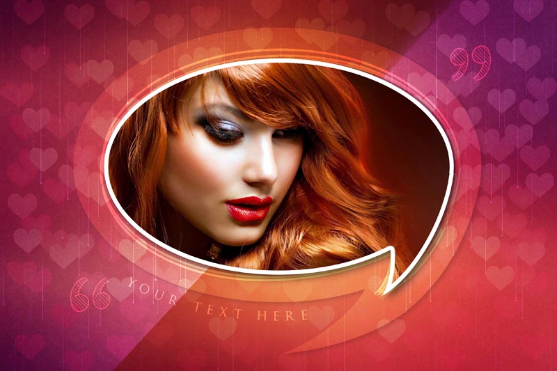 دانلود فون لایه باز عکس کادر نوشته
