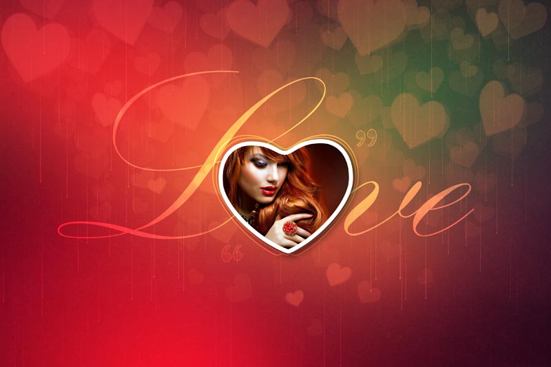 دانلود فون لایه باز قلب عاشقانه