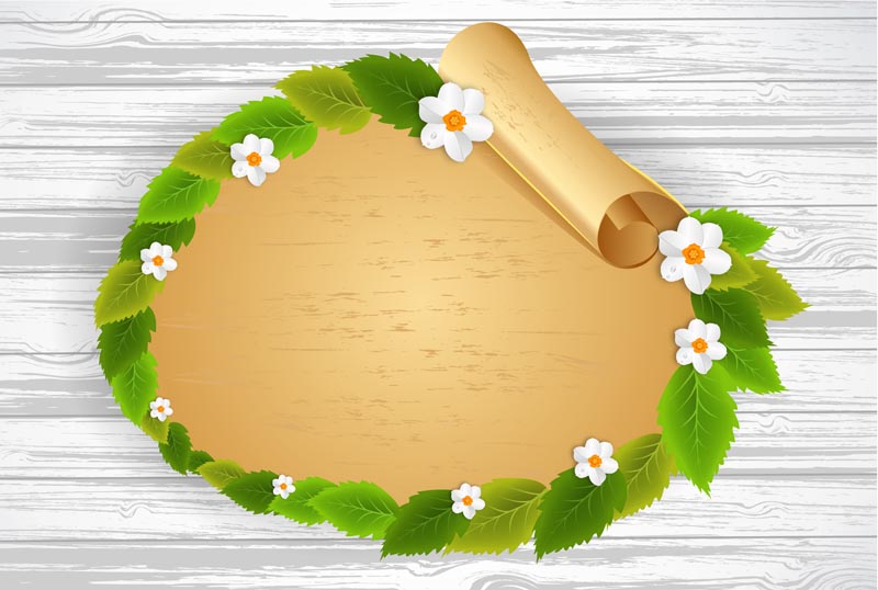 طرح کادرنوشته کاغذ قدیمی