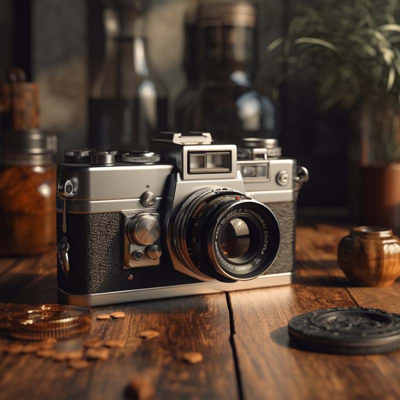 تصویر دوربین روی میز