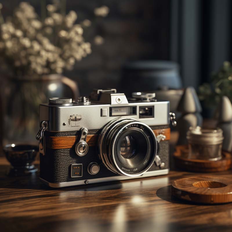 تصویر دوربین عکاسی کلاسیک
