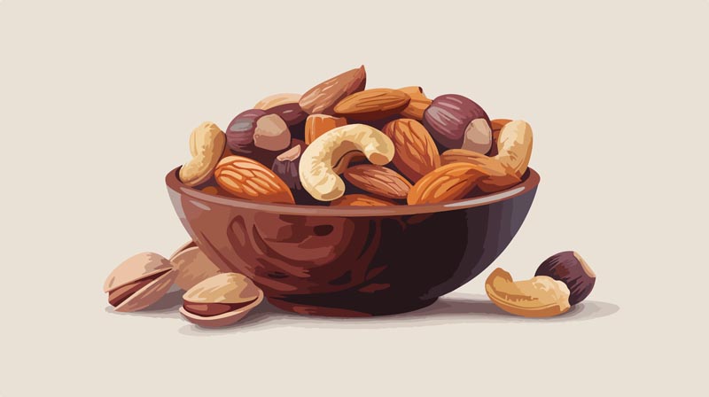 پس زمینه لایه باز آجیل