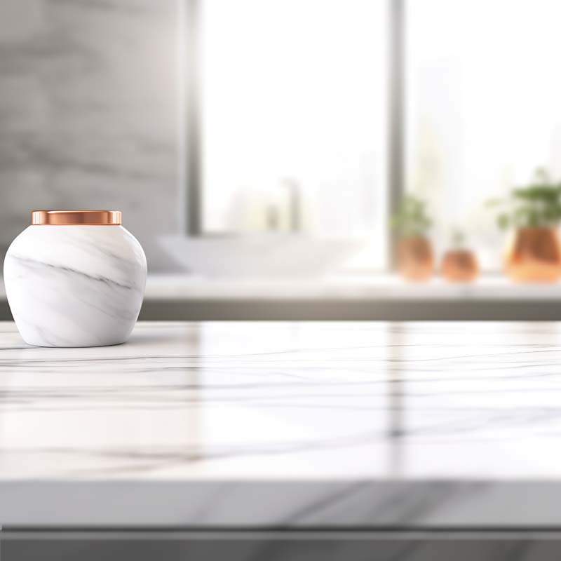 عکس با کیفیت سنگ اپن سفید رنگ