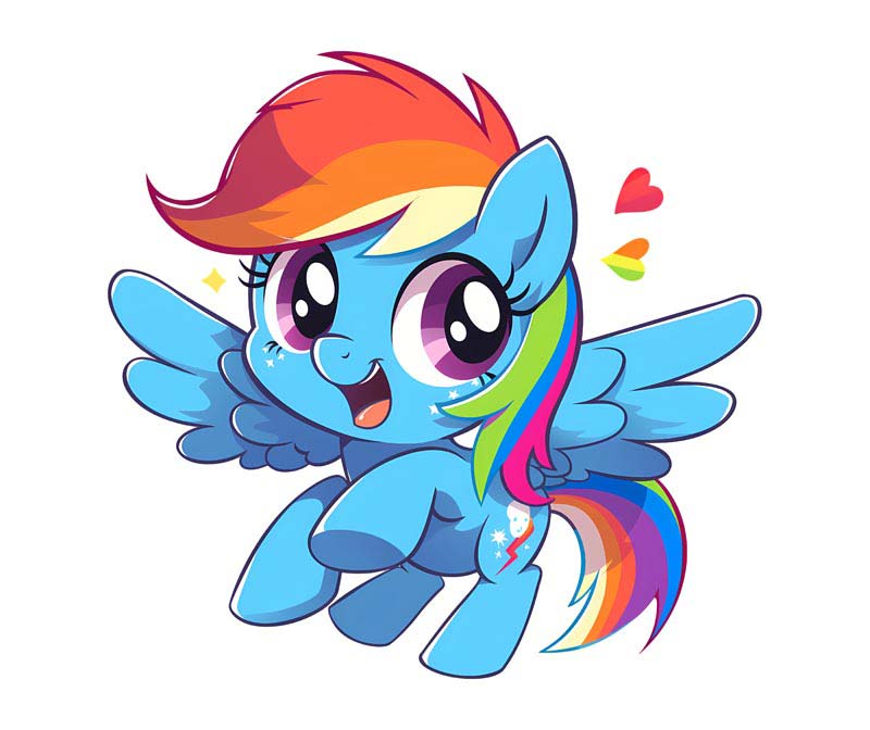 دانلود طرح اسب آبی شاخدار